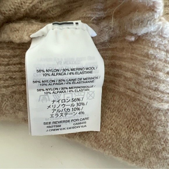 JCREW wool alpaca blend‎ sweater with pockets - Picture 6 of 6